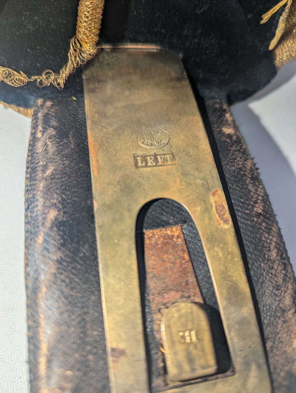 19th Cent. US Navy Officers Hat w/ Epaulettes & Belt in Tin Case Original!