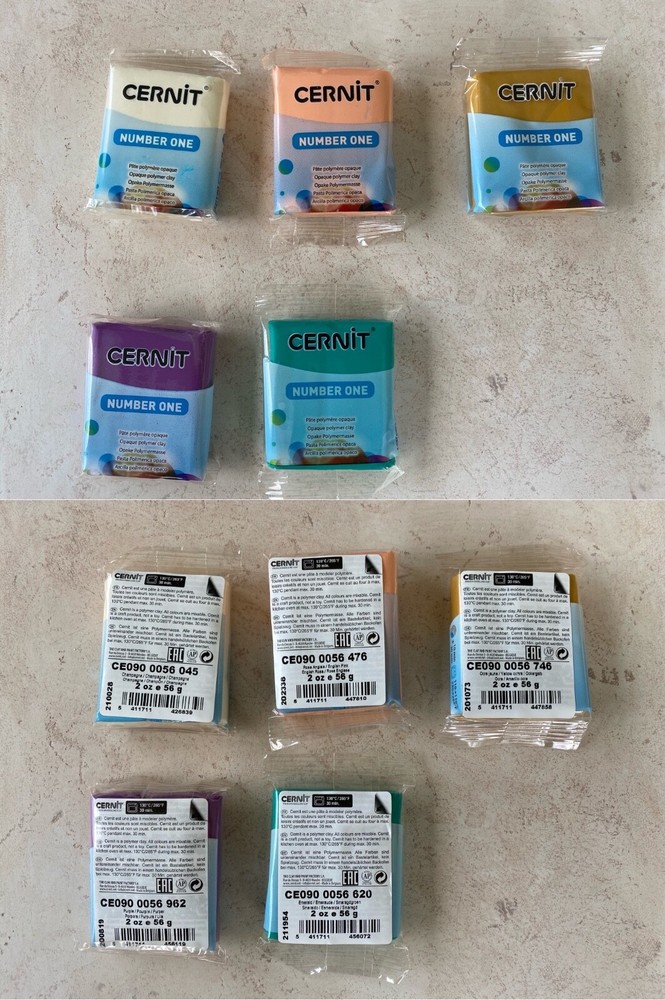 Cernit Polymer Clay 2oz Number One/Opaline/Pearl/Metallic