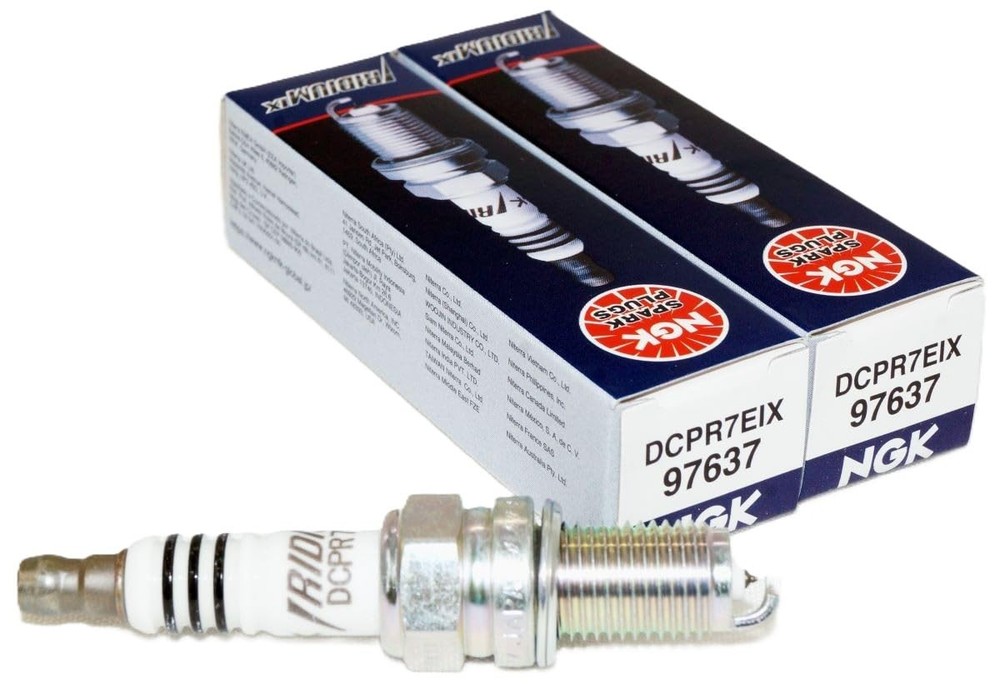 NGK Iridium IX DCPR7EIX Spark Plugs Compatible with 1999-2016 Harley...
