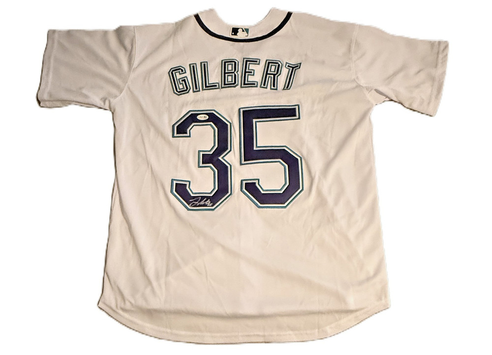 Logan Gilbert signed auto autographed Seattle Mariners Jersey JSA COA