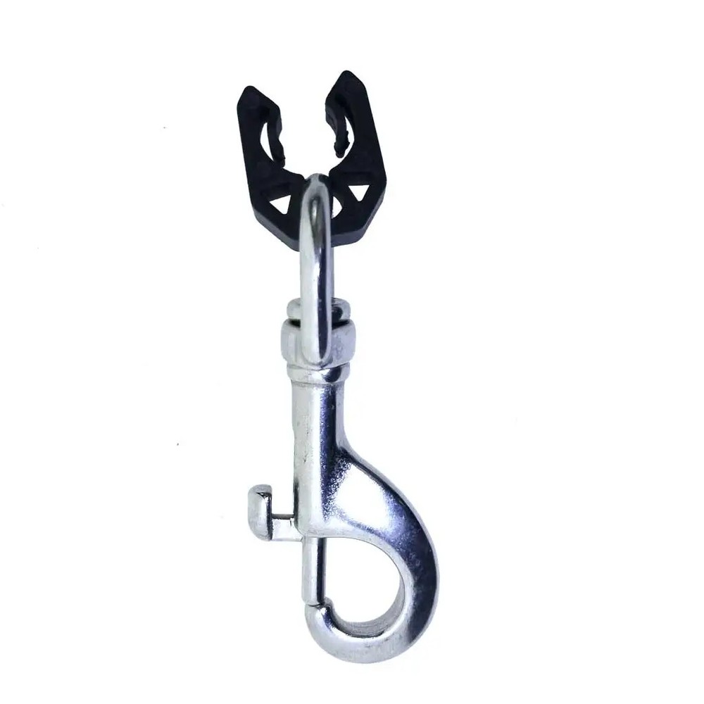 Diving Pipe Fixed Hook with Clip BCD Hose Holder Pressure Gage Fixed Hook