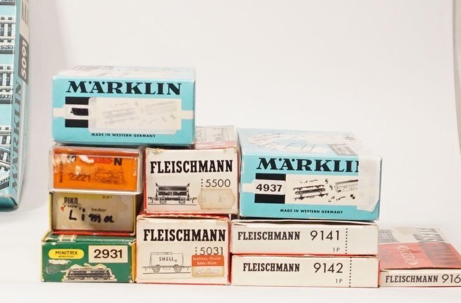 18 pcs Märklin Fleischmann LGB Minitrix Empty Box Model Train Set
