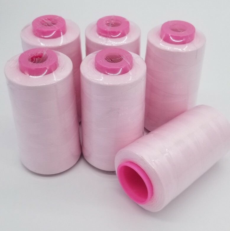 6 Big Spools PINK (A121) High Quality Multi Purpose Sewing Threads T27 S/2
