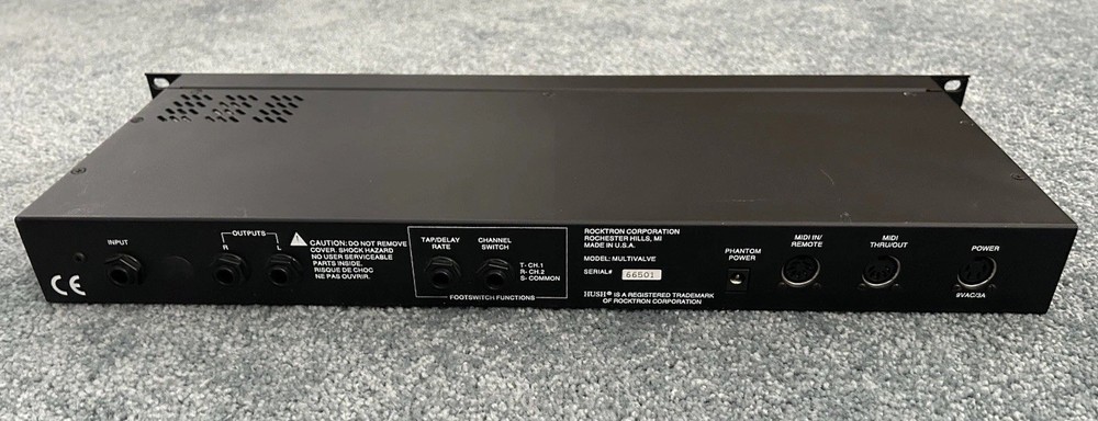 Rocktron Multivalve Tube Series Multi DSP Effects Processor