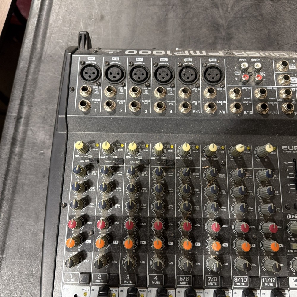 behringer europower pmp1000 Mixer *untested* READ
