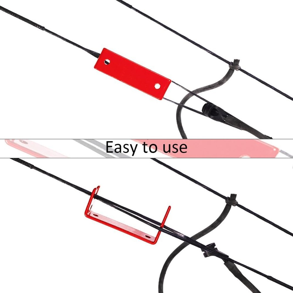 Archery Bowstring Separator and Bowstring Serving Thread Set Peep Sight Installe