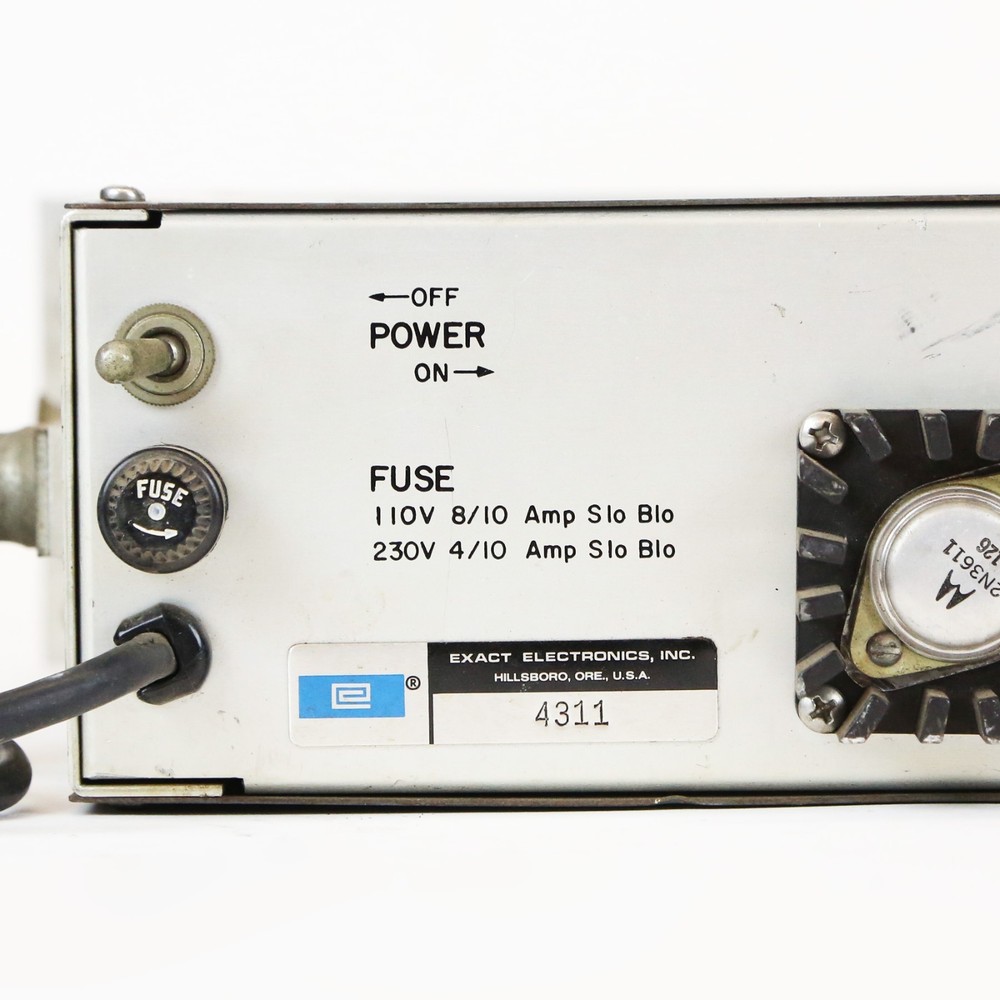 1970s Exact Electronics Model 330 Function Generator Vintage Original Sine Wave
