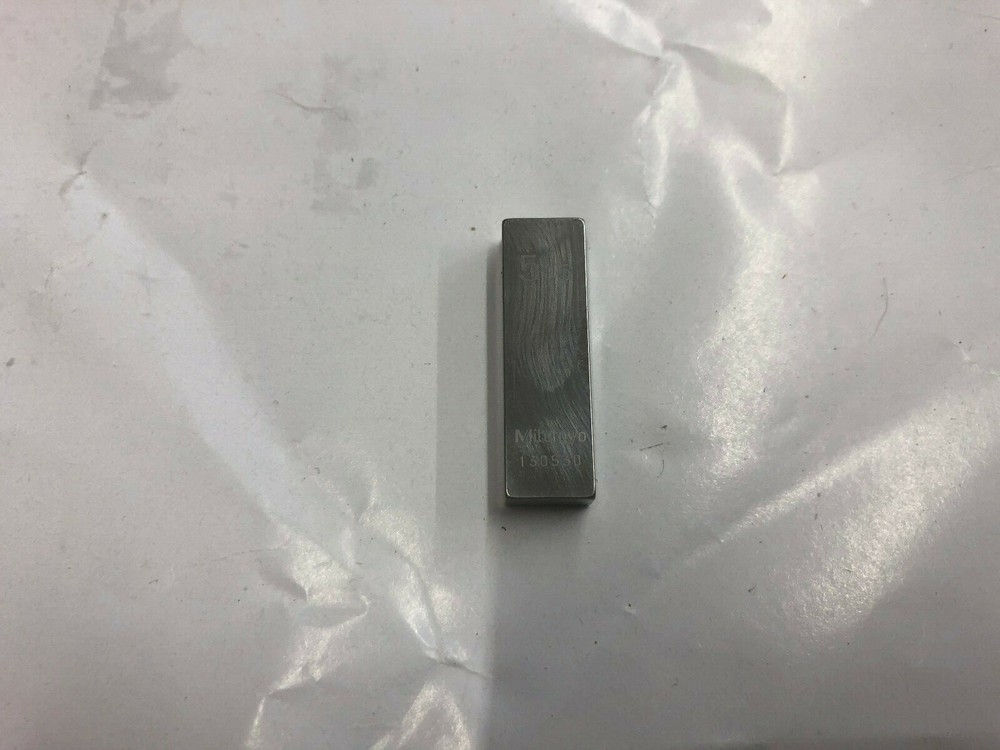 5.5mm Mitutoyo Steel Rectangular Gauge Gage Block
