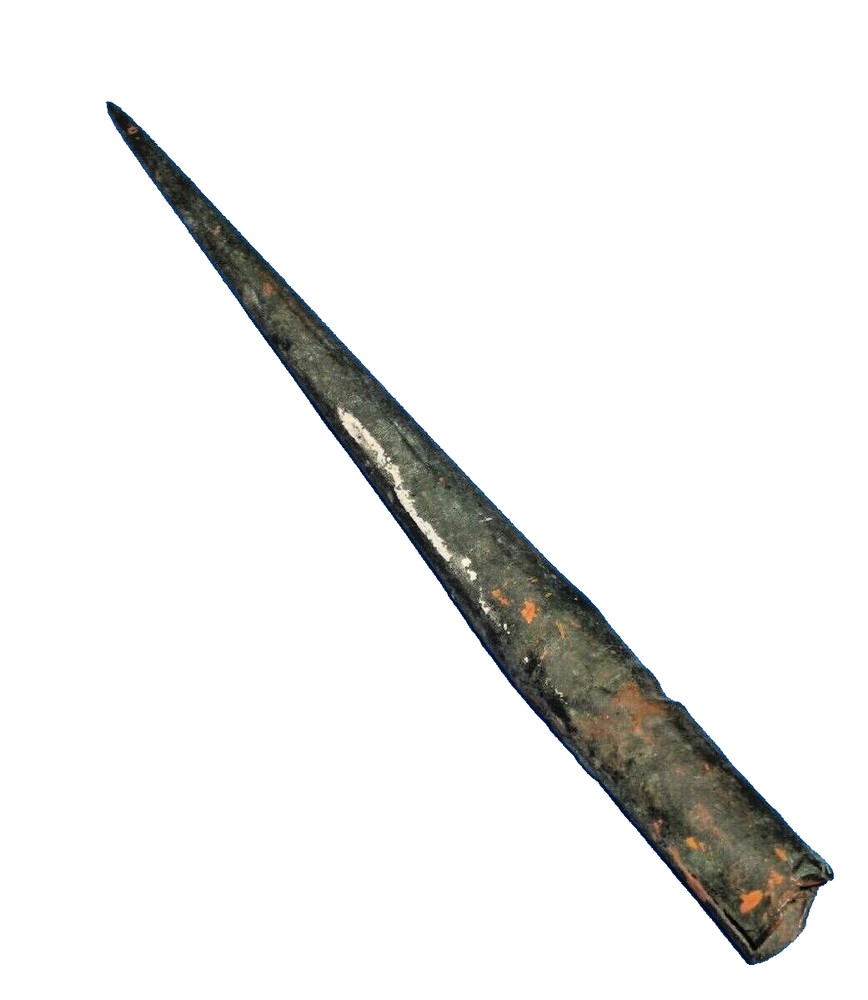 Antique Architectual Building Clown Head Spire Solid Copper 7.5" Bronzeville