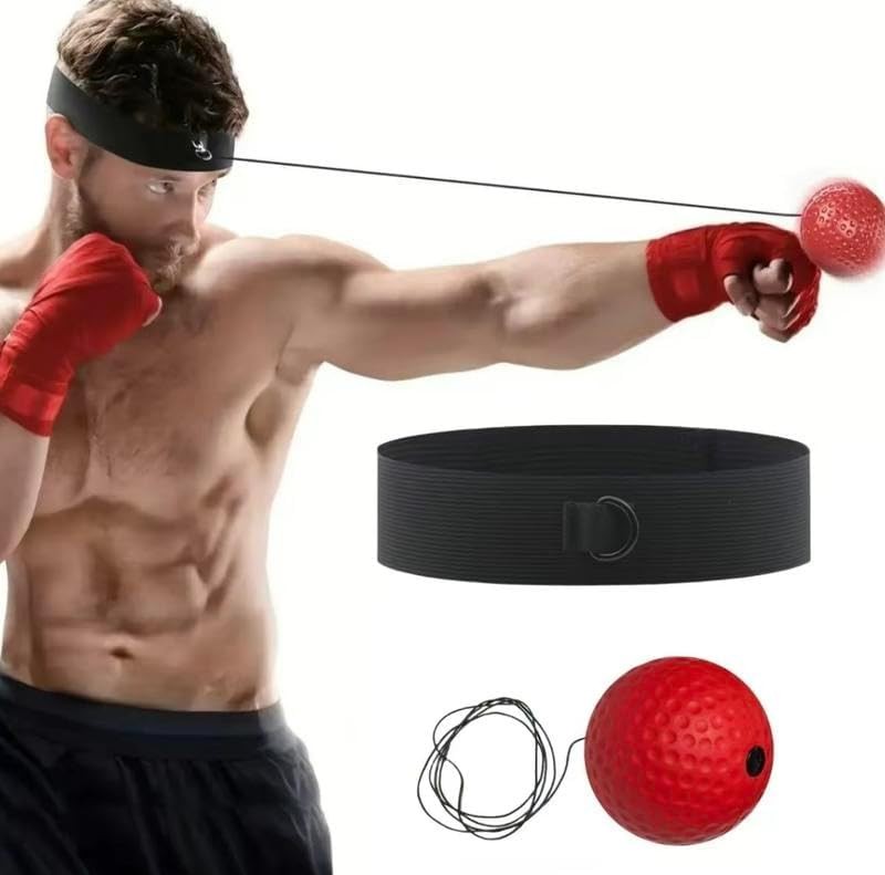 Boxing Reflex Ball with Adjustable Headband and String for Reaction Training