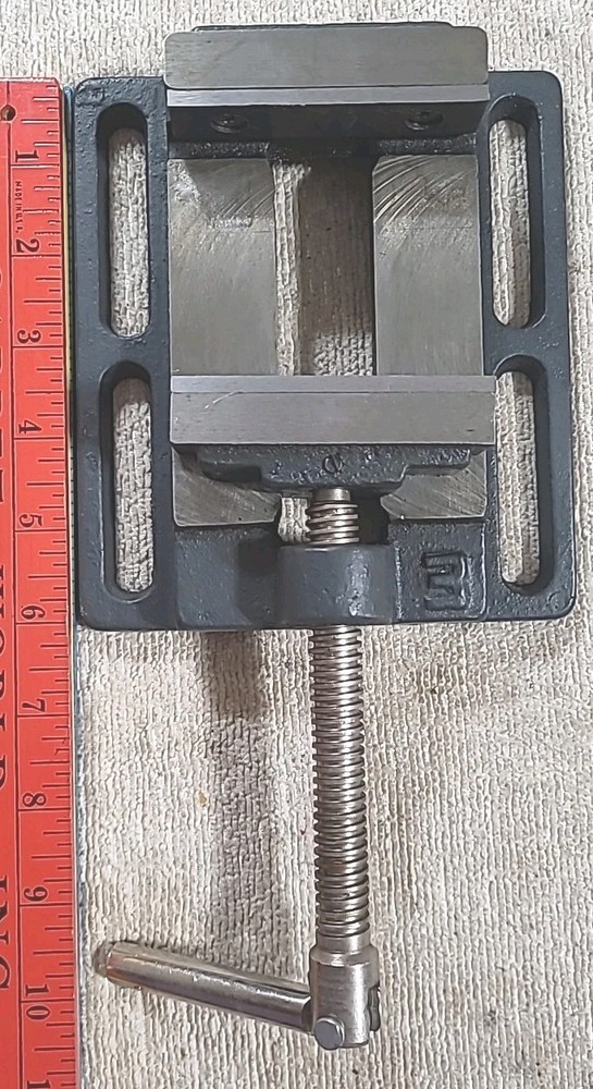 Solid Low Profile 3 Inch Drill Press Vice Low Profile Machinist Tool.
