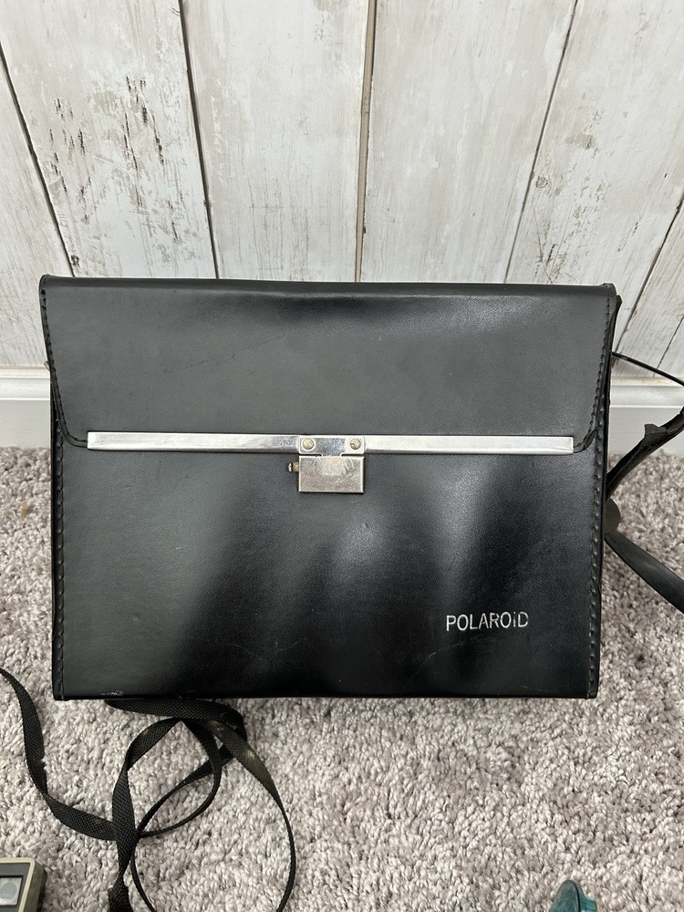 Vintage Polaroid Camera With Case M80 Not Tested