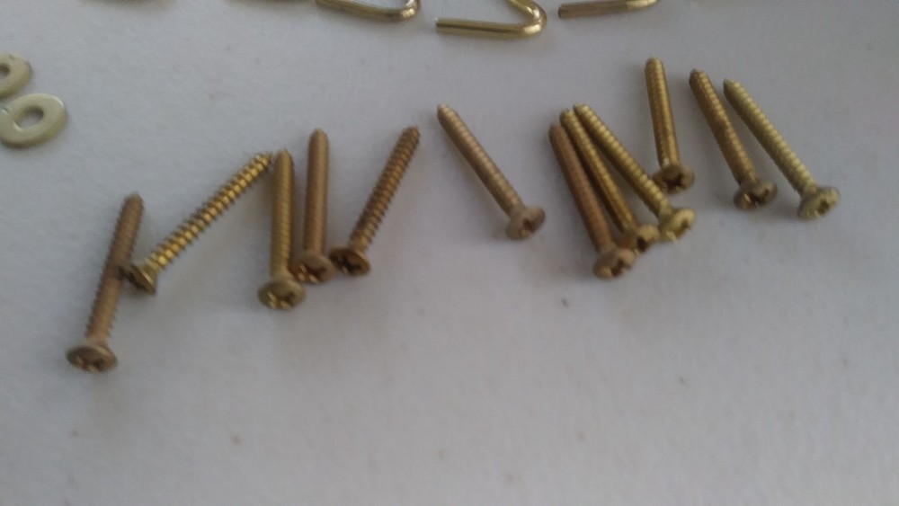 Vintage Window Shutter Hardware - Hook & Knob Set. 6 sets. 450