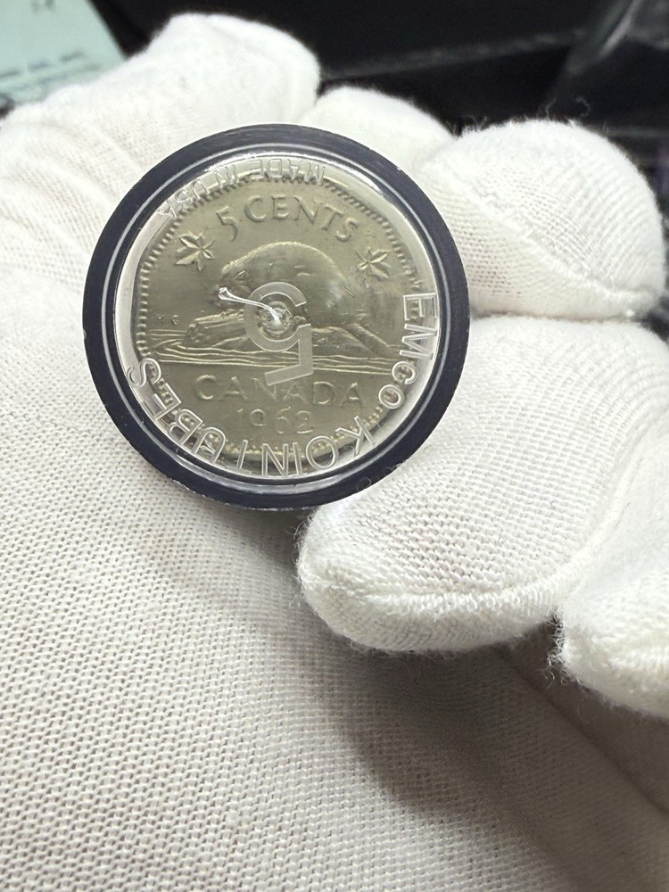 1962 Nickel Roll Canada UNC Gem BU 5 Cents