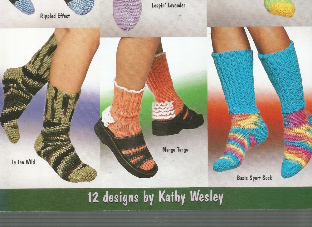 Vintage Crochet Patterns Learn to Crochet Socks G06