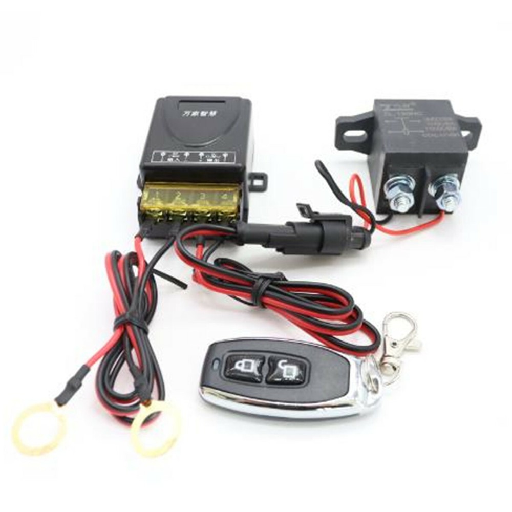 Wireless Remote Car Battery Disconnect Switch Cut Off Isolator Master Power Kill