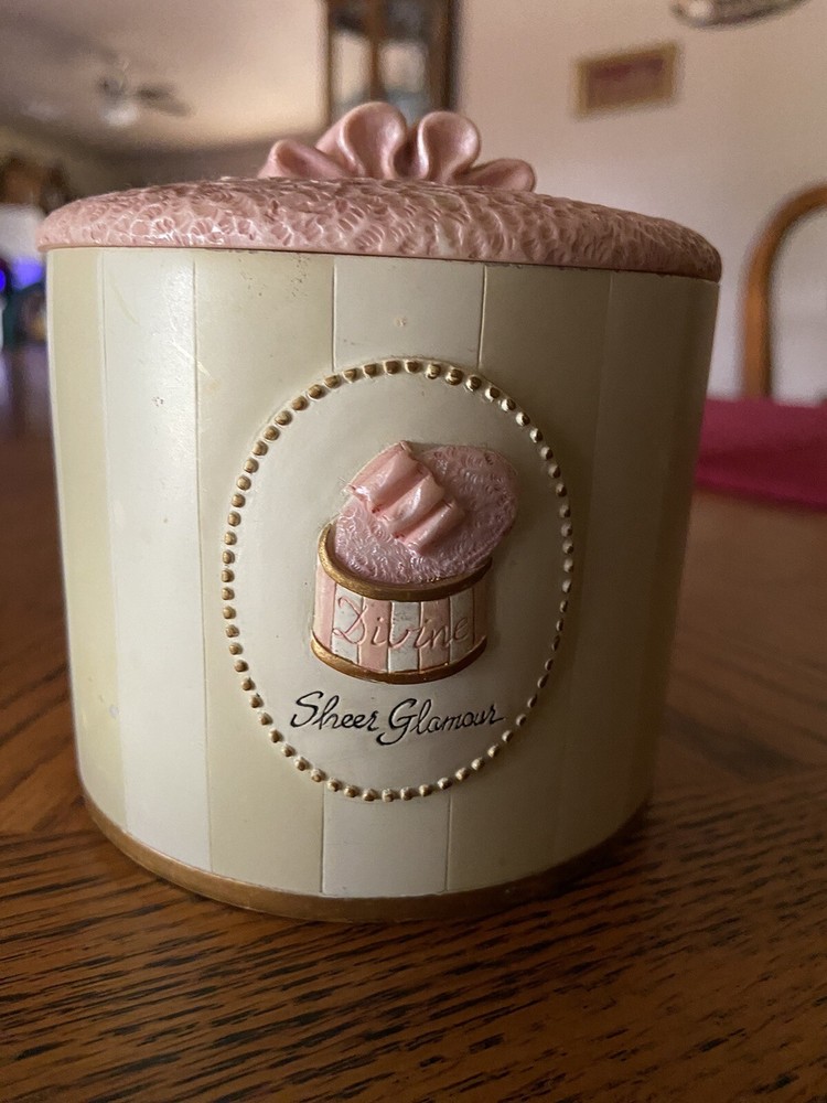 Pink French Powder Box