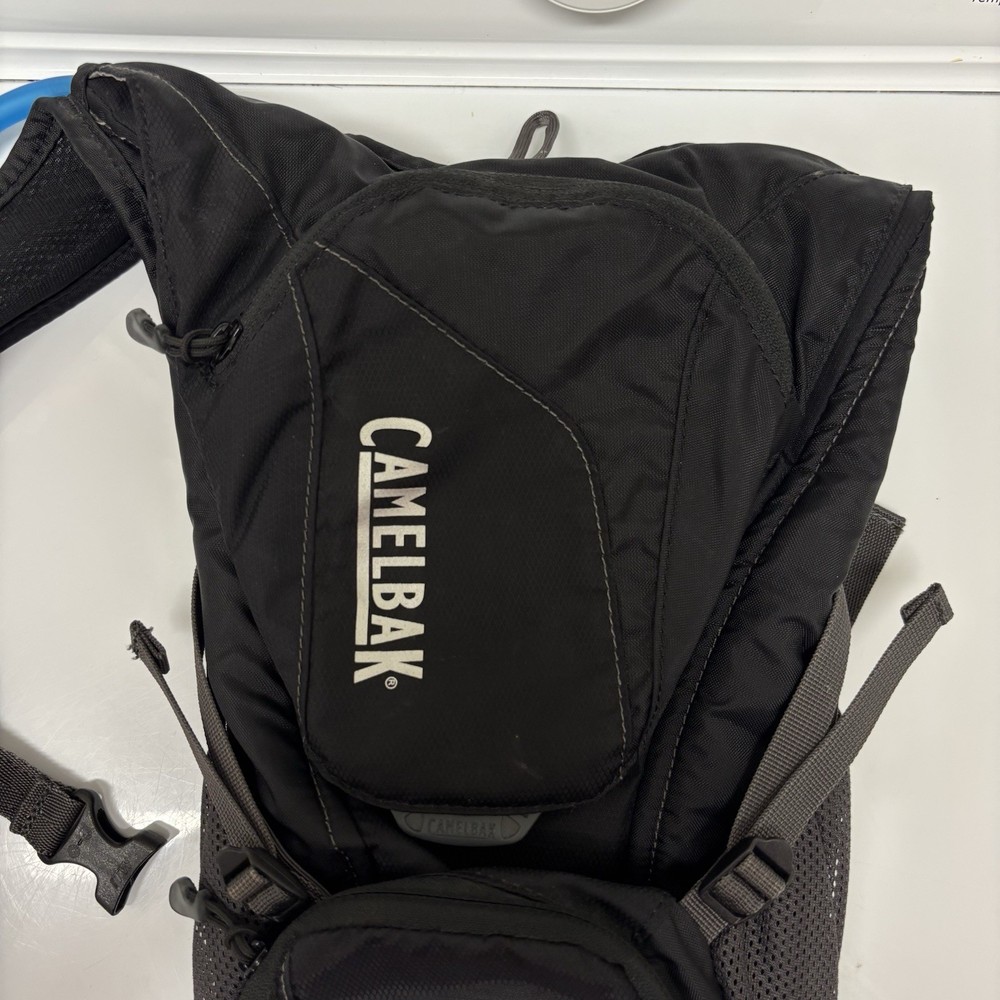 Camelbak Hydration Black Backpack/Blue Hydration Pack Great Condition