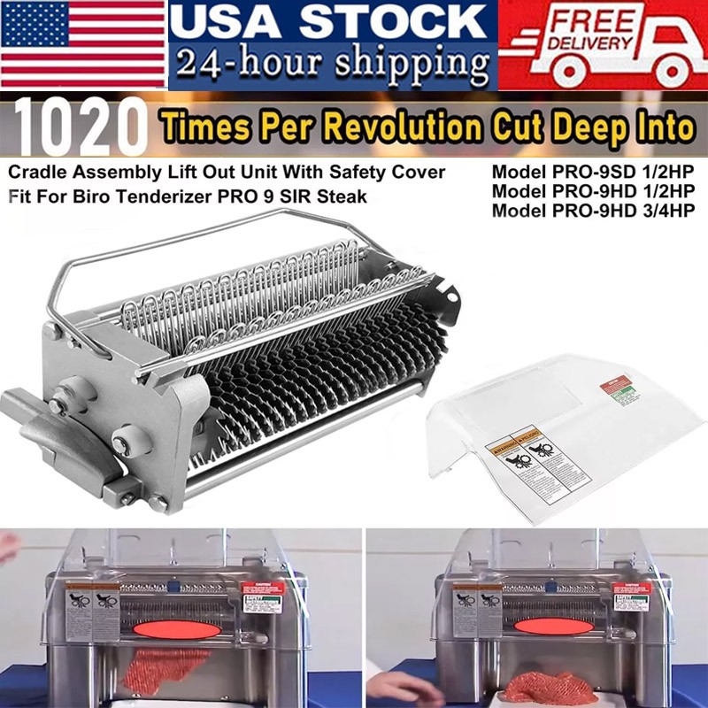 For Biro Pro 9 Tenderizer Cradle Assembly Complete With Combs and Lock TA3130