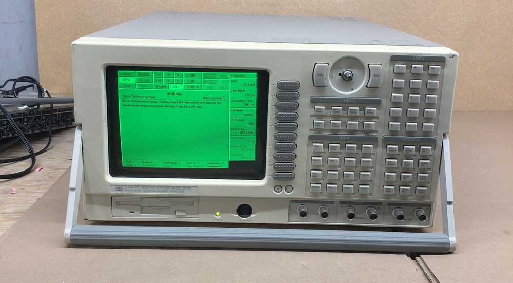 Stanford Research Systems SRS SR780 2 Channel Network Signal Analyzer “Untested”