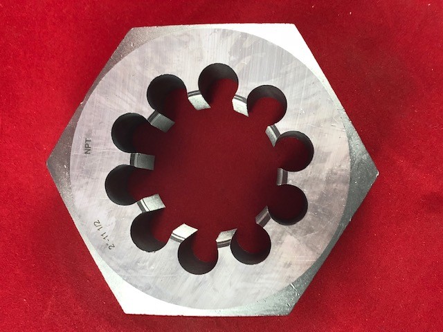 2" 11-1/2 NPT Pipe Die Nut Rethread Chaser 4-1/2" Hex CS A1 417-12800