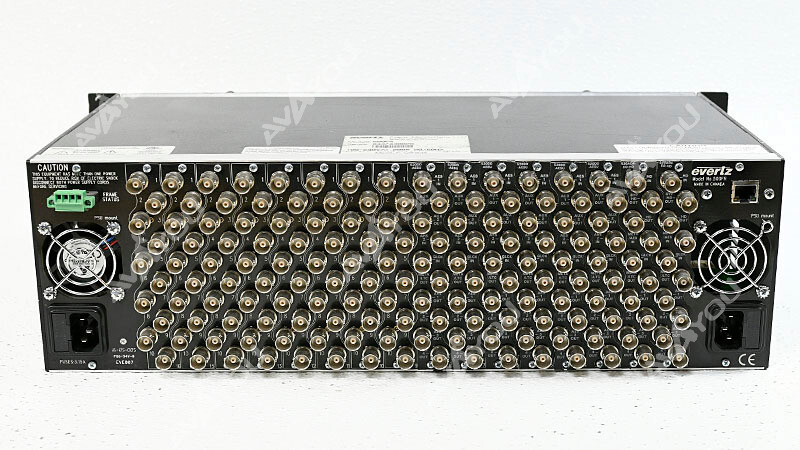 Evertz 500FR Exponent Frame w/ 7x 520DD-AESU Dolby E/AC-3 Decoder 1x PS