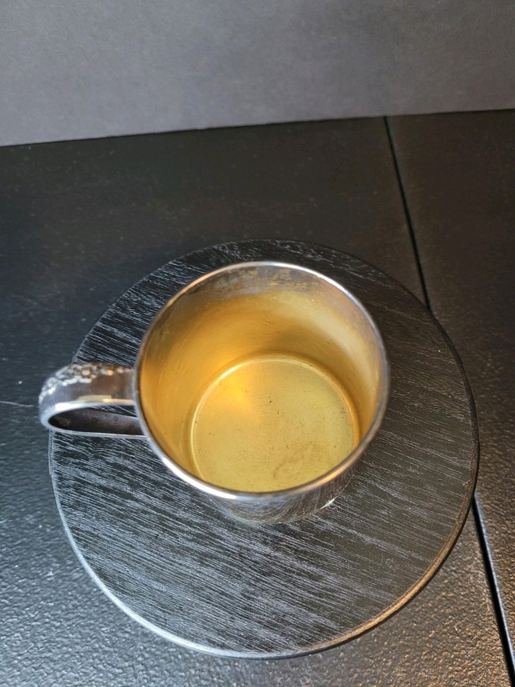 Rogers 1881 Silver Co Cup Vintage Baby Christening Baptism Cup