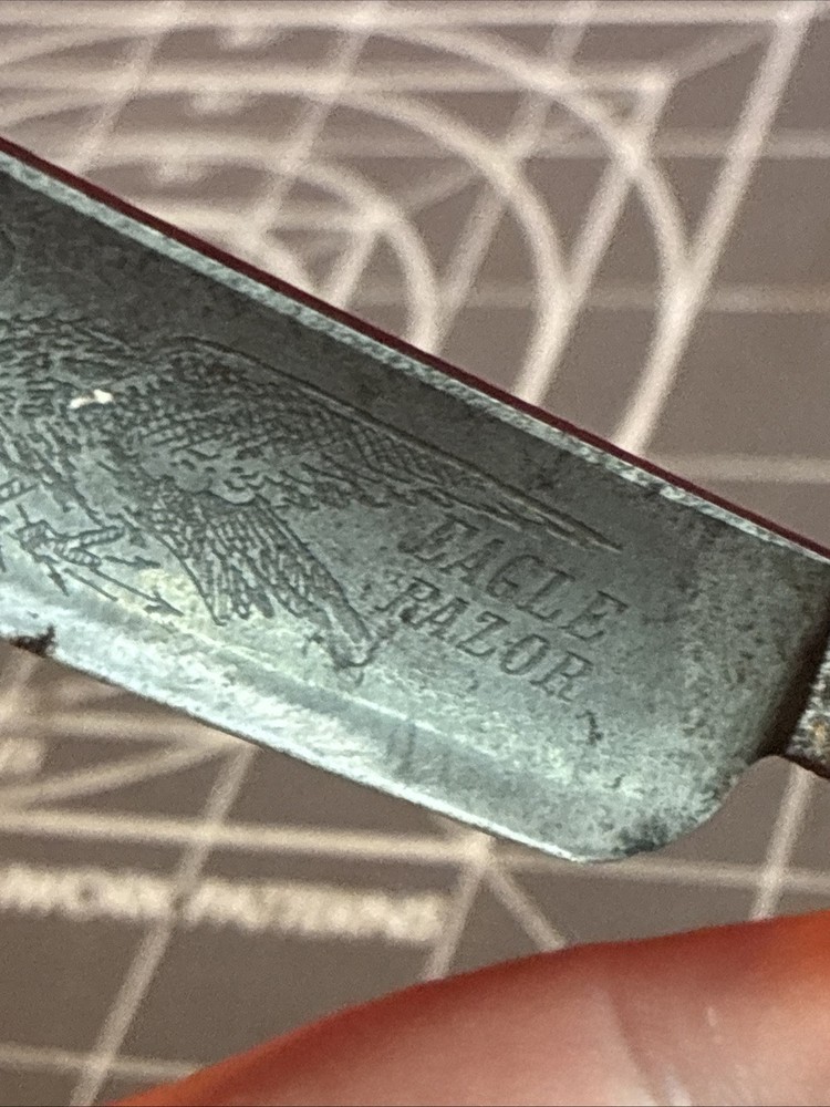 Antique The Improved Eagle Razor Straight Razor