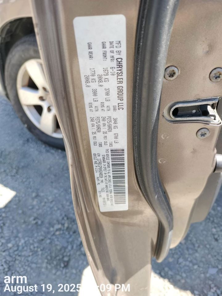 LEFT REAR DOOR WINDOW REGULATOR OEM 2015 DODGE RAM1500