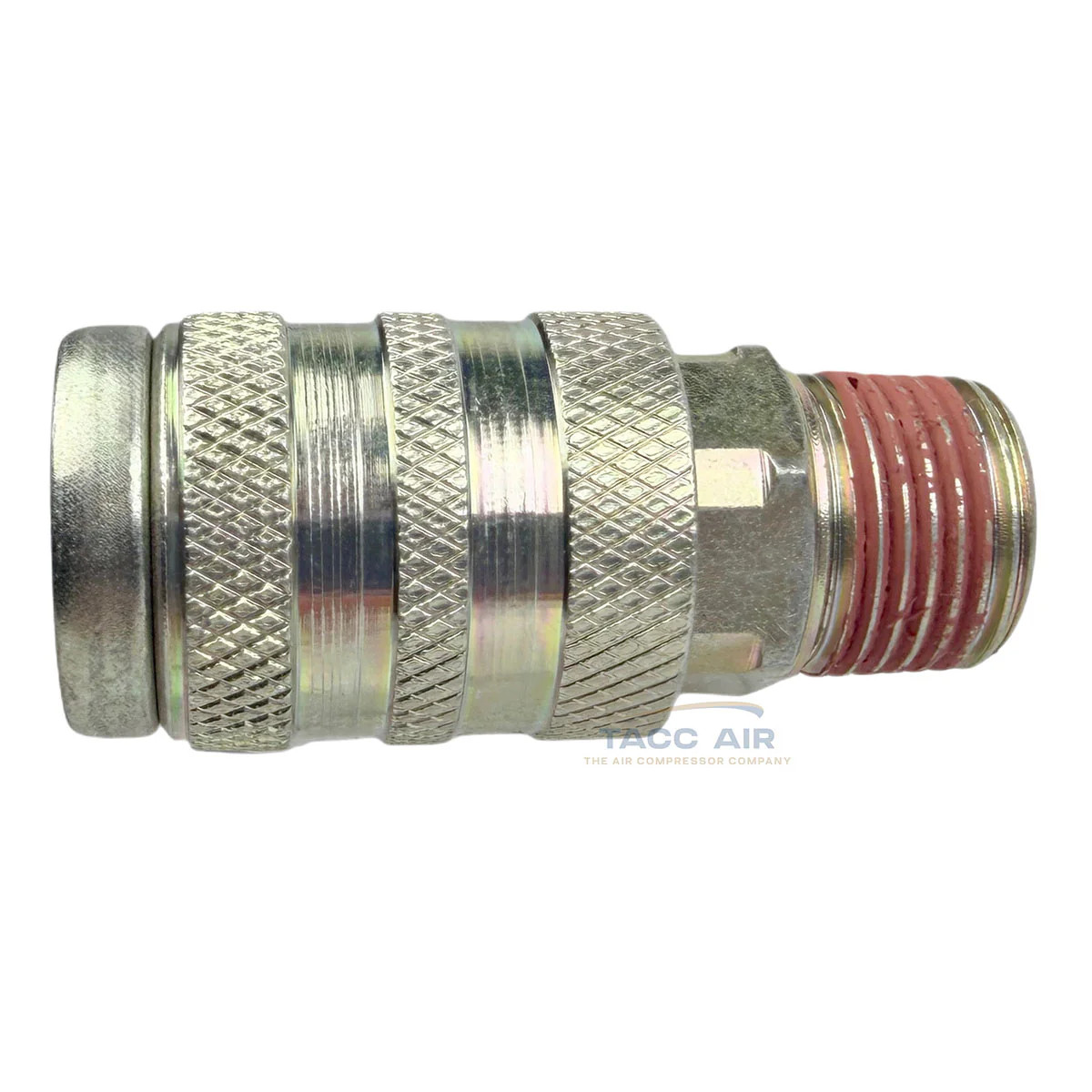 2 PC Industrial M style Air Compressor Quick Connect Coupler 3/8" NPT Male Steel