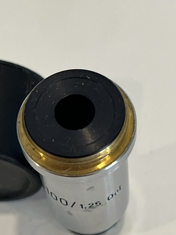 carl zeiss objective 100/1.25 oel Vintage Microscope Germany