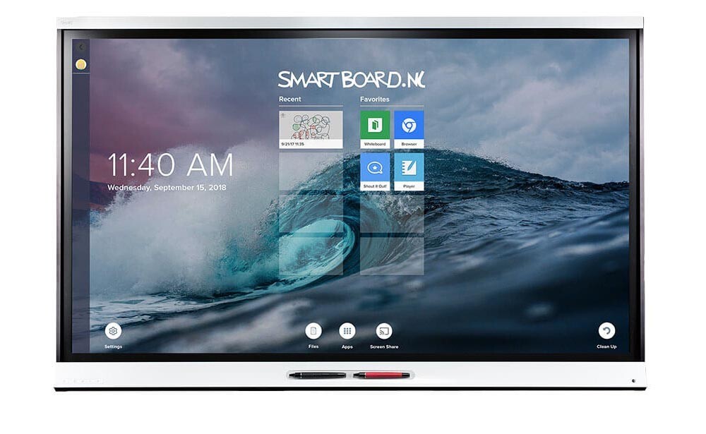 SMART Board SPNL 6065 Touchscreen Interactive Whiteboard Display for classroom