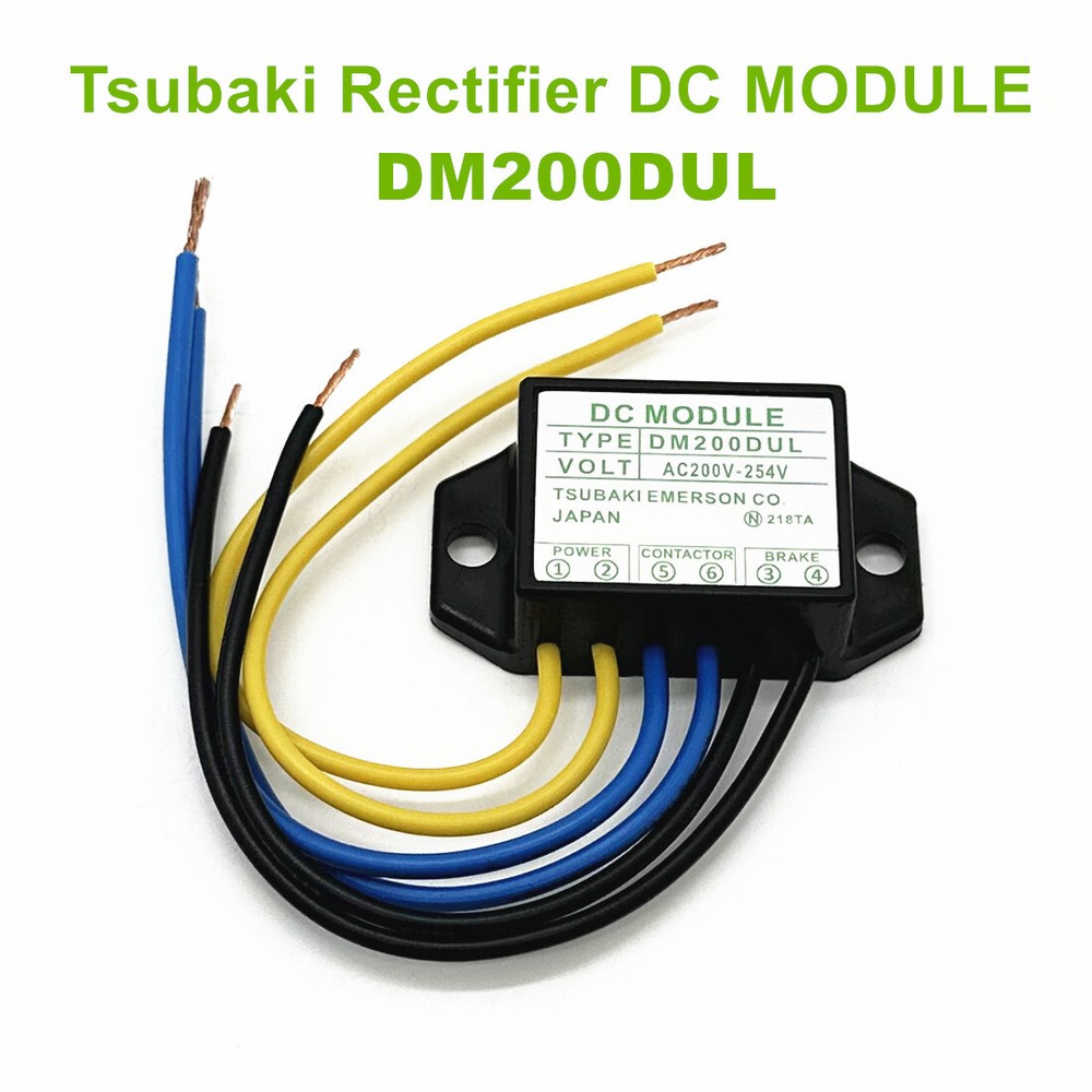 Japan Tsubaki DC Rectifier MODULE DM200DUL AC200V-254VBrake Rectifier