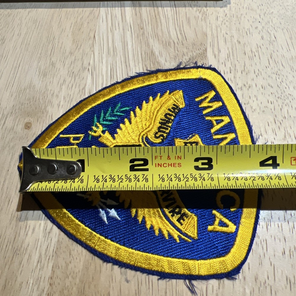 MANTECA CALIFORNIA CA POLICE SHOULDER PATCH
