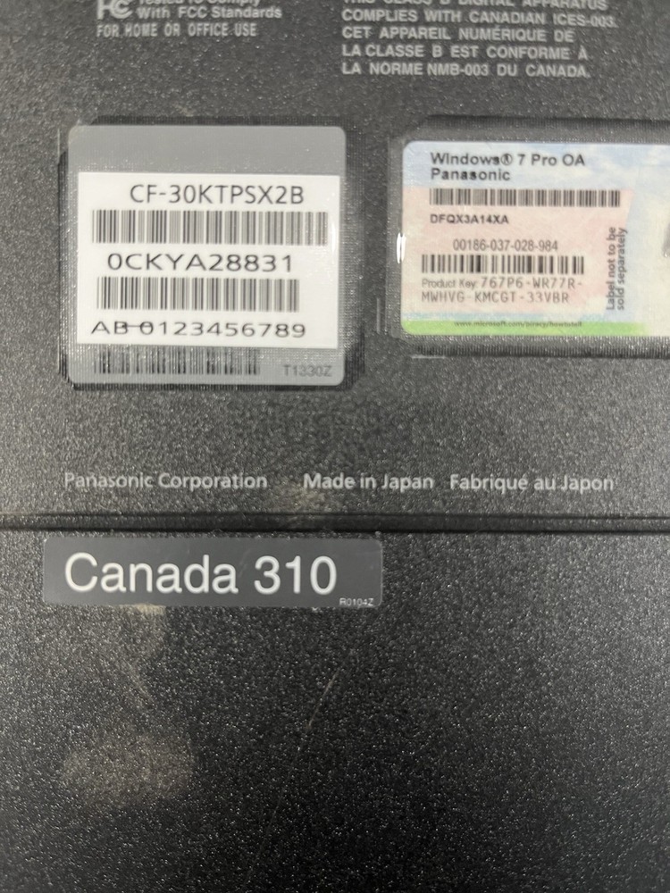 Badger Orion Meter Reading Profiling System Panasonic CF-30 Laird Technologies