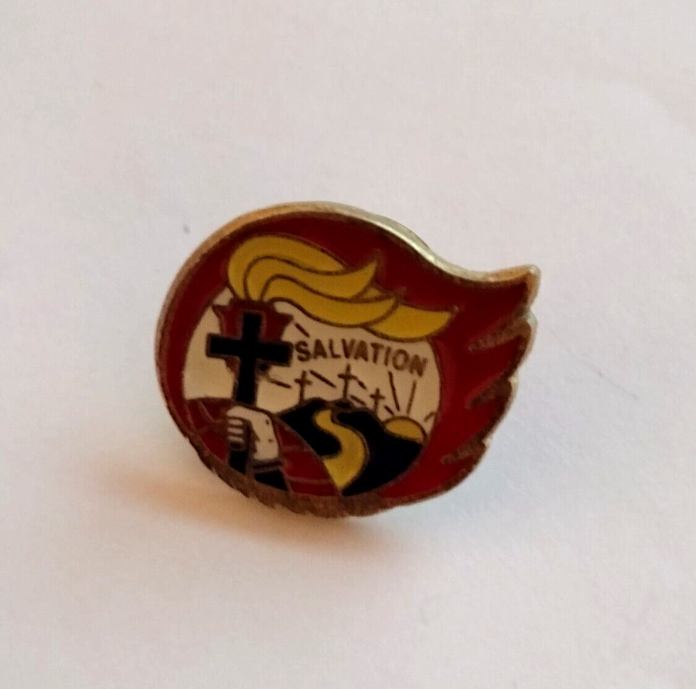 SALVATION Religious Lapel Pin