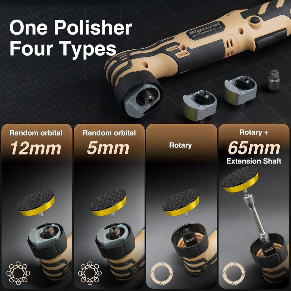 DA RO Cordless Mini Polisher 3 Pad