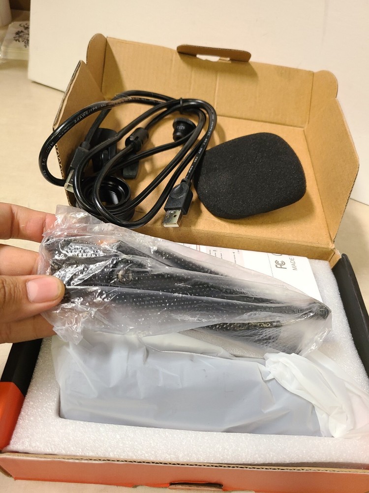 NASUM USB Computer Microphone, Enhanced Condenser USB Microphone AK 1