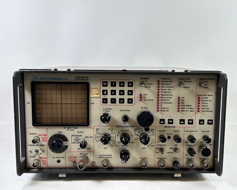 Motorola R2008D Communications System Analyzer