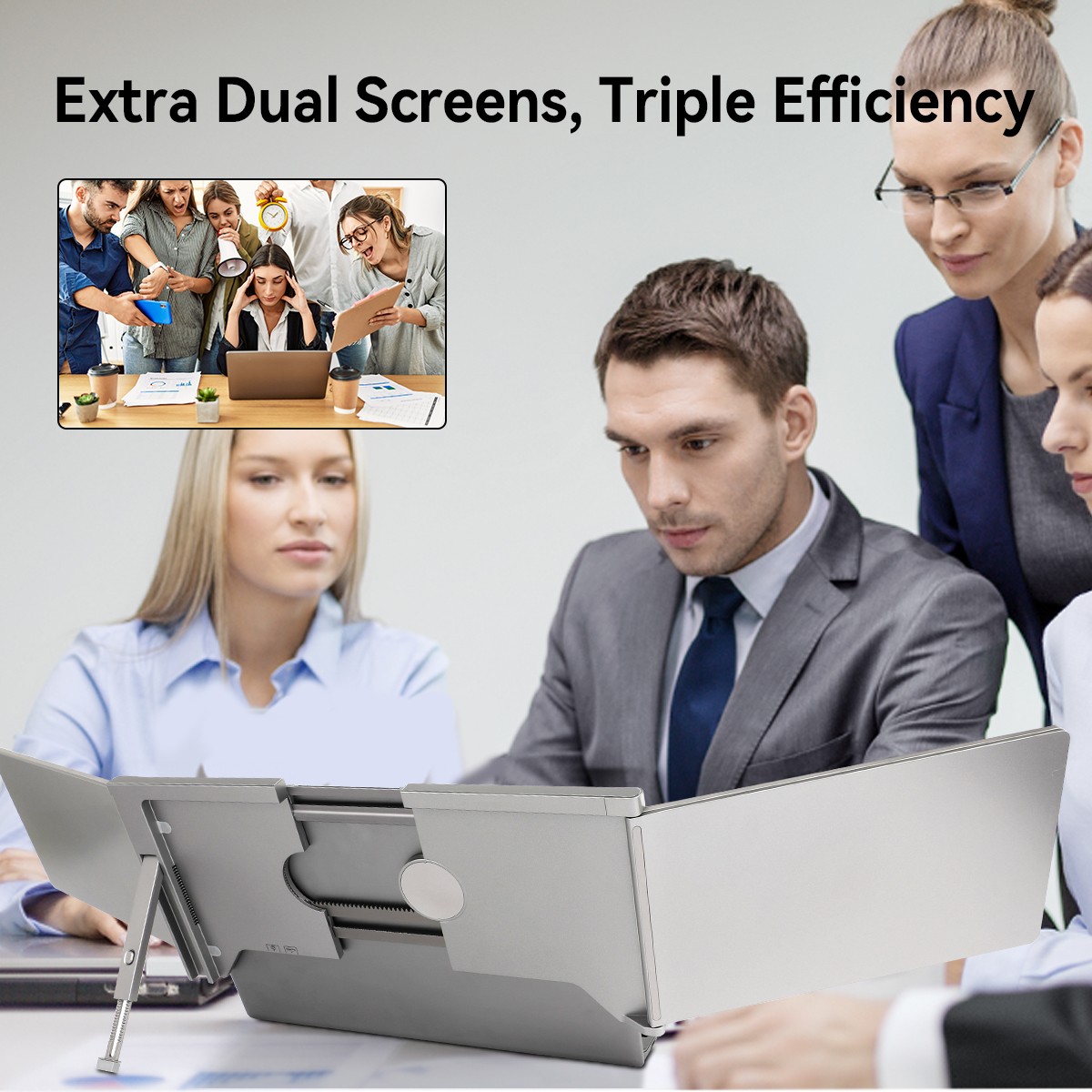 14.1 inch Portable Monitor 1080P FHD Display Laptop Dual Screen Extender