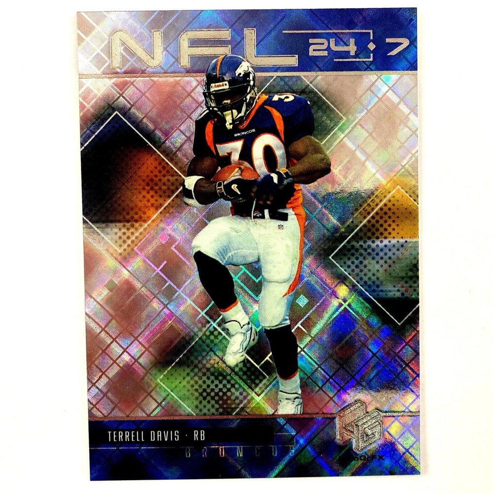!!!     TERRELL DAVIS  UPPER DECK  INSERT  FOOTBALL CARD $$