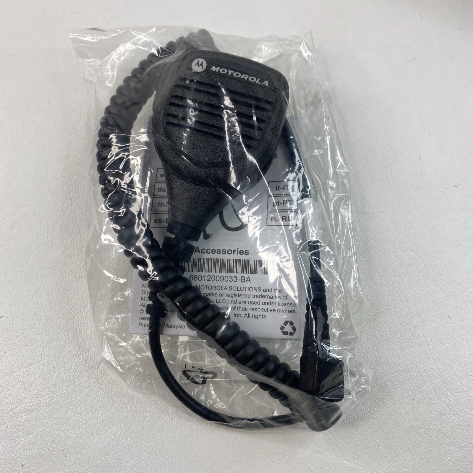 New Motorola Speaker Mic PMMN4013A for Motorola CP200D CP200 PR400 CP150 BPR40