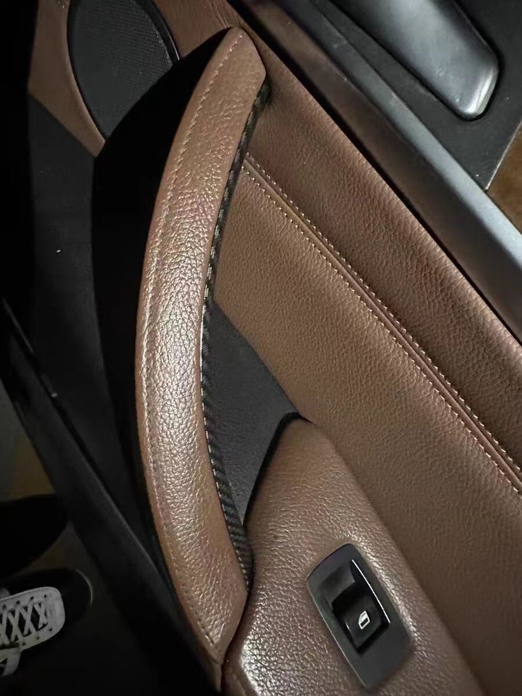 For BMW E70 X5 X6 2007-2014 3PCS Left Right Inner Door Handle Pull Trim Cover