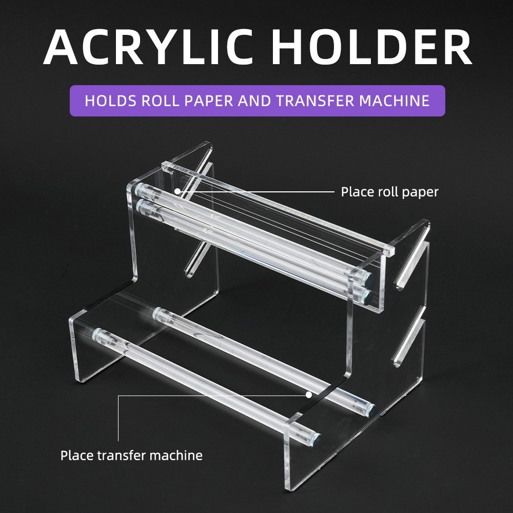 Wireless Tattoo Printer Kit with Holder and Roll Stencil Paper Easy Use