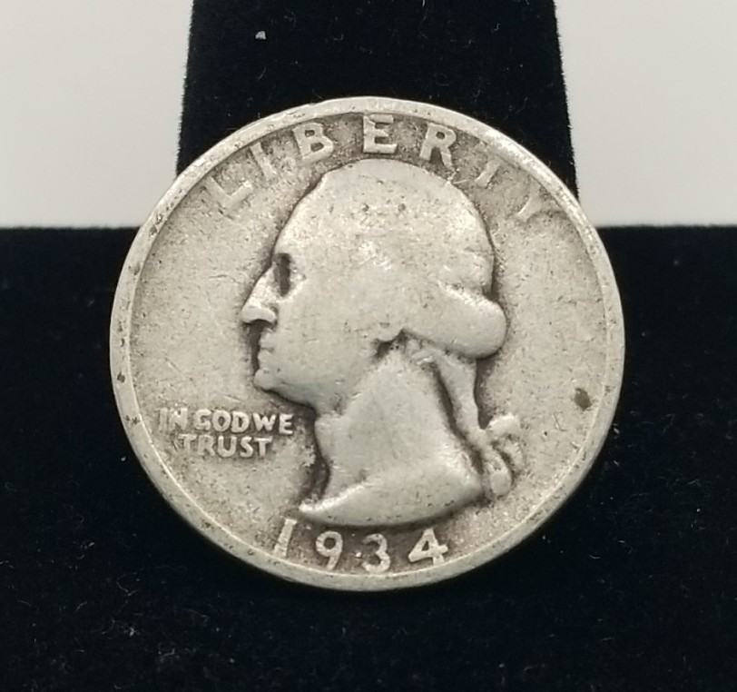 1934-P Washington Quarter #4872
