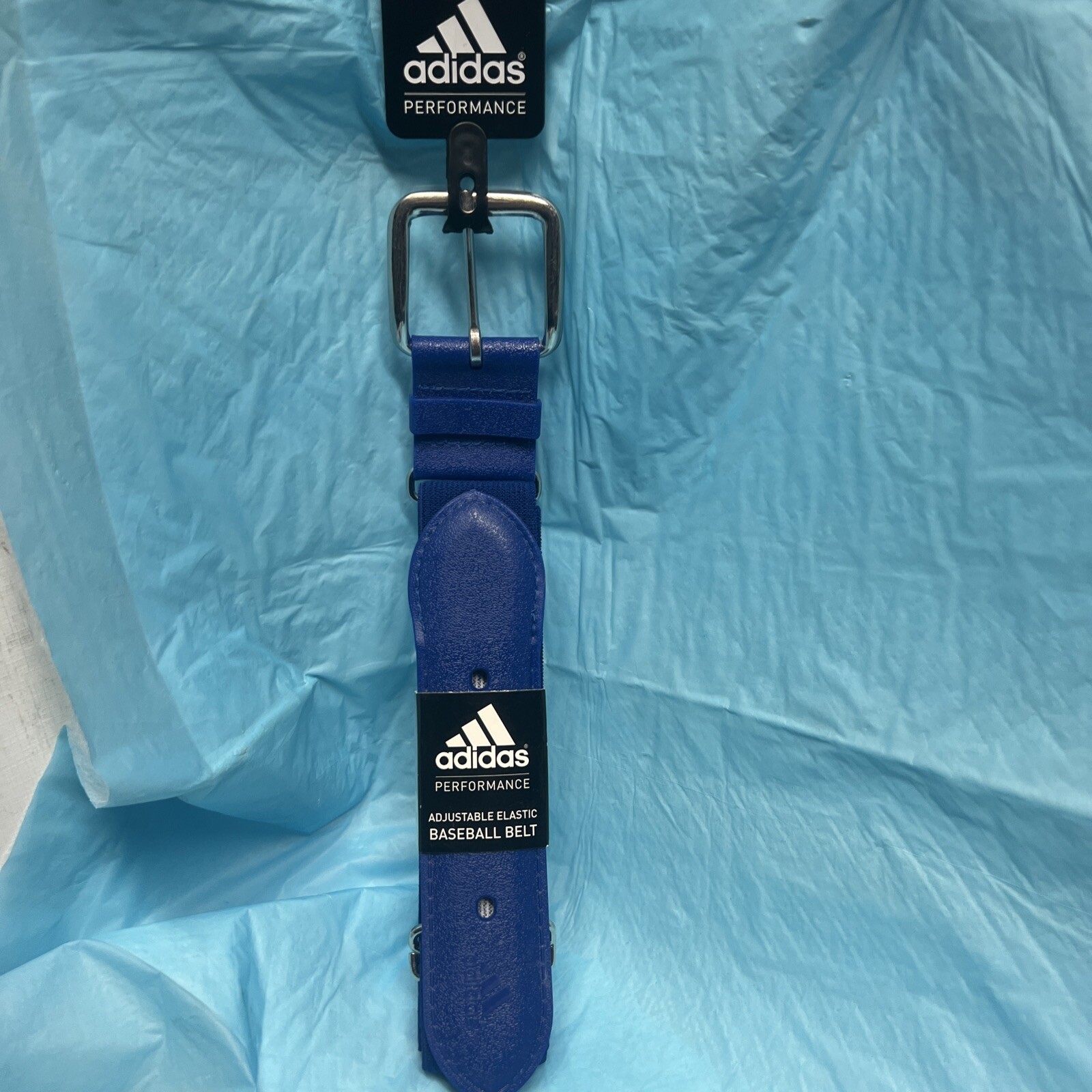 Adidas ADULT  Elastic Baseball Belt ADULT Sz~ 32"-46" Royal Blue