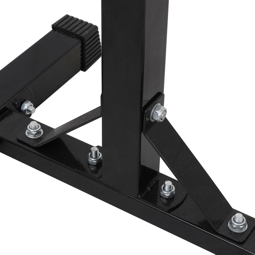 Exercise Adjustable Rack Standard Solid Steel Squat Stands Barbell Bench Press