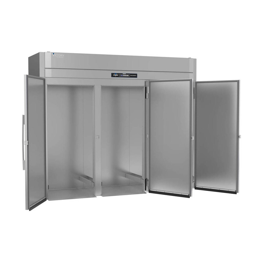 Victory RIS-3D-S1-HC 101" Solid Door Roll-In Refrigerator, 3 Section, 106.81 ...