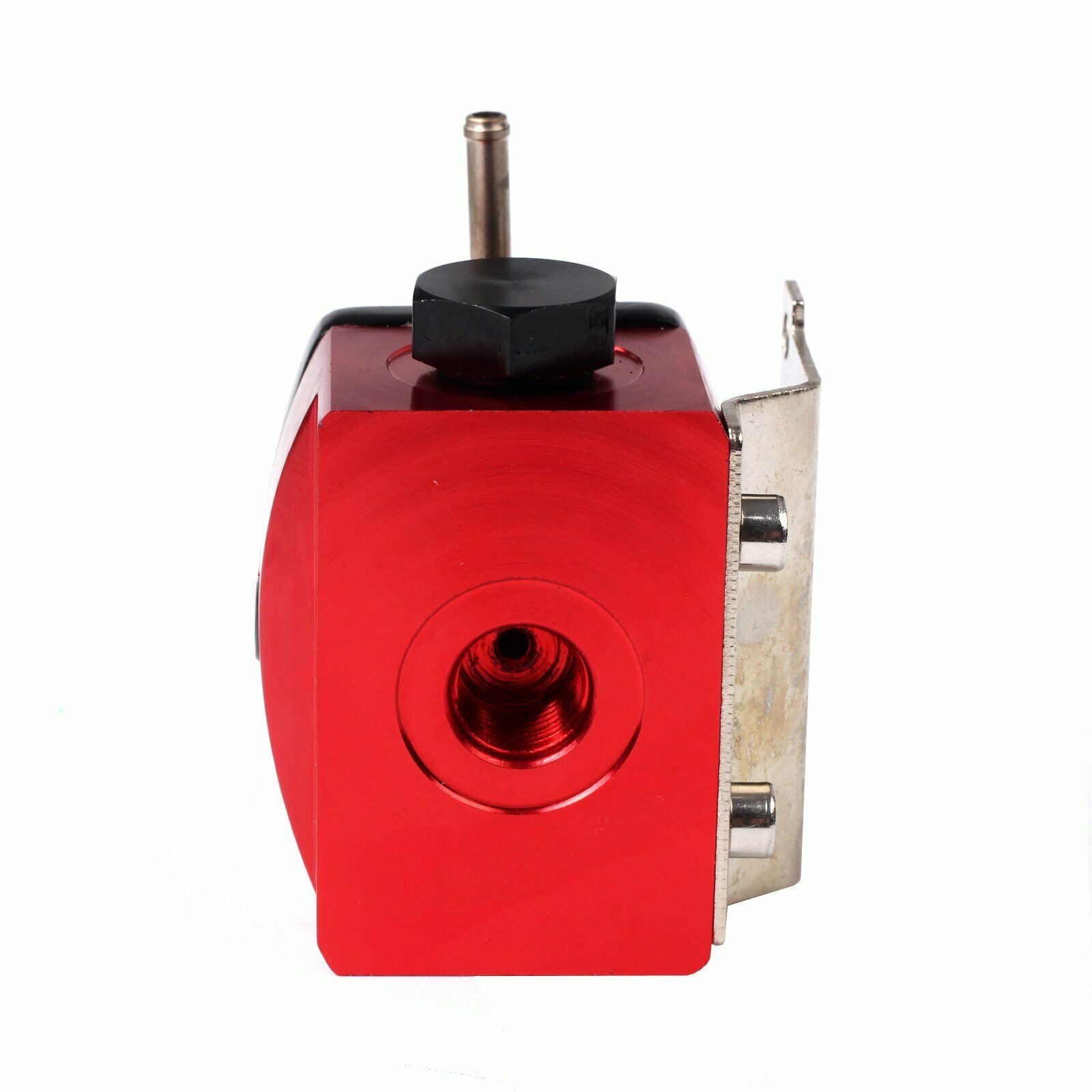 Black-Red Adjustable Fuel Pressure Regulator Kit Oil 0-100psi Gauge -6AN AN6