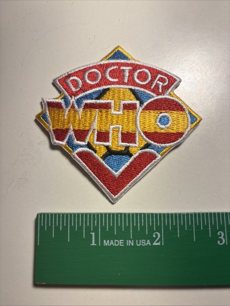 Doctor Who Embroidered Patch  (iron on)